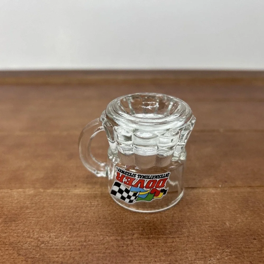 Dover International Speedway Mini Mug Shot Glass Tooth Pick‎ Holder Souvenir